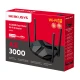 Router Wi-Fi 6 AX3000 Mercusys MR85X dual-band με θύρα 2.5Gbps WAN, 4 εξωτερικές κεραίες και υποστήριξη EasyMesh