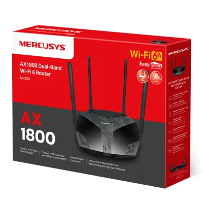 Router Wi-Fi 6 AX1800 διπλής ζώνης Dual-band MR70X