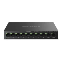 Desktop switch Mercusys MS110CMP 8 θυρών PoE+ 10/100 Mbps και 2 θυρών Gigabit desktop με ισχύ PoE 115W