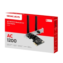Αντάπτορας Wi-Fi Bluetooth PCIe AC1200 MA30E dual band με Bluetooth 5.0, WPA3 και δύο εξωτερικές κεραίες