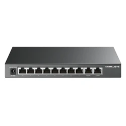 Desktop switch Mercusys MS110GMP 10 θυρών gigabit με 8 θύρες PoE+ 111W, λειτουργία extend έως 250m, isolation και fanless σχεδιασμό
