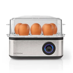 Βραστήρας αυγών Gastronoma 254-0001 500W για 1-8 αυγά με λειτουργία αυτόματης διακοπής, θήκη για ποσέ και ανοξείδωτο περίβλημα