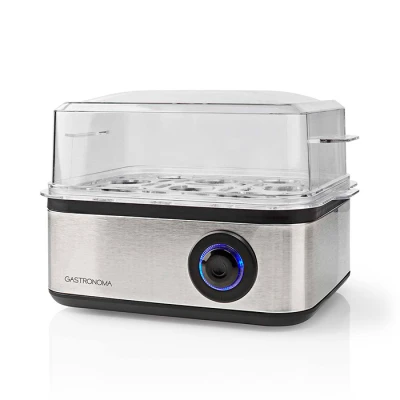 Βραστήρας αυγών Gastronoma 254-0001 500W για 1-8 αυγά με λειτουργία αυτόματης διακοπής, θήκη για ποσέ και ανοξείδωτο περίβλημα