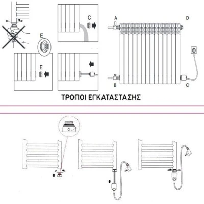 Αντίσταση για σώματα καλοριφέρ τύπου φέτες & πετσετοκρεμάστρες 900W 230V 35cm με διακόπτη Αντίσταση για σώματα καλοριφέρ τύπου φέτες & πετσετοκρεμάστρες 900W 230V 35cm με διακόπτη