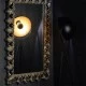 Επιδαπέδιο φωτιστικό μαύρο μονόφωτο μεταλλικό σε vintage style με στήριξη σε τρίποδο για λάμπα Ε27