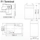Μπαταρία μολύβδου ULTRACELL 6V 4,5 Ah  τύπος terminal F1 70x47x101