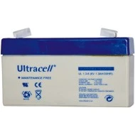 Μπαταρία μολύβδου ULTRACELL 6V 1.3Ah τύπος terminal F1 97x24x52