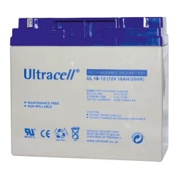 Μπαταρία μολύβδου ULTRACELL 12V 18Ah τύπος terminal F3 181.5x77x167.5mm