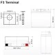 Μπαταρία μολύβδου ULTRACELL 12V 18Ah τύπος terminal F3 181.5x77x167.5mm Μπαταρία μολύβδου ULTRACELL 12V 18Ah τύπος terminal F3 181.5x77x167.5mm