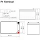 Μπαταρία μολύβδου ULTRACELL 12V 12Ah τύπος terminal F1 151x98x95