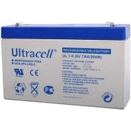 Μπαταρία μολύβδου ULTRACELL 6V 7Ah τύπος terminal F1 151x34x94