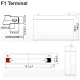 Μπαταρία μολύβδου ULTRACELL 6V 7Ah τύπος terminal F1 151x34x94