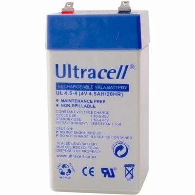 Μπαταρία μολύβδου ULTRACELL 4V 4.5Ah τύπος terminal F1 525x48x94