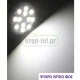 Λάμπα led GU10 2W 230V 6200k ψυχρό λευκό φως δέσμης 105° 220 lumen Ø35mm