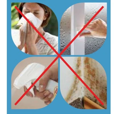 Σύστημα οικιακού εξαερισμού & αφύγρανσης ECO-FRESH 07 Φ195mm 46W με τηλεχειριμό
