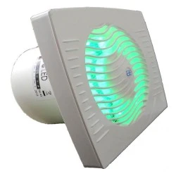 Εξαεριστήρας μπάνιου με led φωτισμό Φ100mm 11W σειρά Aerotron-Aec 230V 95 m³/h 41dB