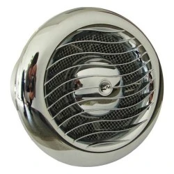 Εξαεριστήρας μπάνιου Φ100mm χρωμίου 11W στρογγυλός σειρά MTB-100 220V 95 m³/h