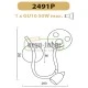 Παιδικό φωτιστικό οροφής μονόφωτο με φατσούλα και δυνατότητα περιστροφής για λάμπα με ντουί GU10