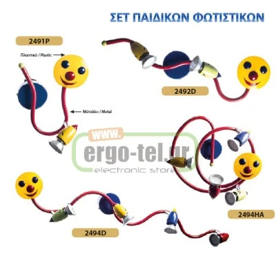 Παιδικό φωτιστικό οροφής δίφωτο με φατσούλες και δυνατότητα περιστροφής για λάμπες με ντουί GU10 Παιδικό φωτιστικό οροφής δίφωτο με φατσούλες και δυνατότητα περιστροφής για λάμπες με ντουί GU10