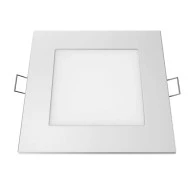 Led slim panel λευκό τετράγωνο χωνευτό 6W 230V ενδιάμεσο φως 4000k δέσμης 120° 430lm
