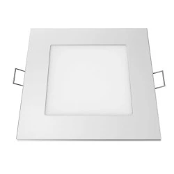 Led slim panel λευκό τετράγωνο χωνευτό 6W 230V ενδιάμεσο φως 4000k δέσμης 120° 430lm