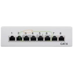 PATCH PANEL GOOBAY 93047 ΚΑΤΗΓΟΡΙΑΣ CAT 6 STP 8 ΘΥΡΩΝ ΣΕ ΓΚΡΙ ΧΡΩΜΑ