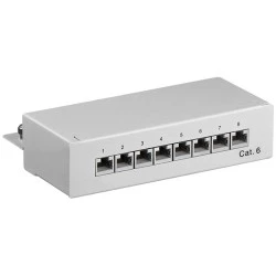PATCH PANEL GOOBAY 93047 ΚΑΤΗΓΟΡΙΑΣ CAT 6 STP 8 ΘΥΡΩΝ ΣΕ ΓΚΡΙ ΧΡΩΜΑ