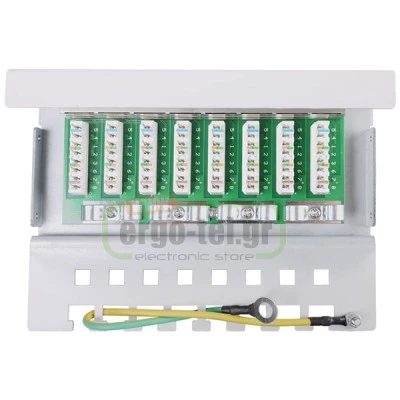 PATCH PANEL GOOBAY 93047 ΚΑΤΗΓΟΡΙΑΣ CAT 6 STP 8 ΘΥΡΩΝ ΣΕ ΓΚΡΙ ΧΡΩΜΑ