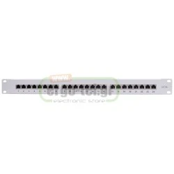 PATCH PANEL GOOBAY 90855 ΚΑΤΗΓΟΡΙΑΣ CAT 6A STP 24 ΘΥΡΩΝ ΣΕ ΓΚΡΙ ΧΡΩΜΑ
