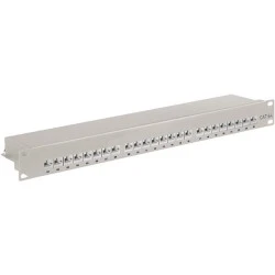 PATCH PANEL GOOBAY 90855 ΚΑΤΗΓΟΡΙΑΣ CAT 6A STP 24 ΘΥΡΩΝ ΣΕ ΓΚΡΙ ΧΡΩΜΑ