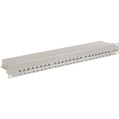 PATCH PANEL GOOBAY 90855 ΚΑΤΗΓΟΡΙΑΣ CAT 6A STP 24 ΘΥΡΩΝ ΣΕ ΓΚΡΙ ΧΡΩΜΑ