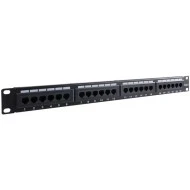 PATCH PANEL GOOBAY 93866 ΚΑΤΗΓΟΡΙΑΣ CAT 6 UTP 24 ΘΥΡΩΝ ΣΕ ΜΑΥΡΟ ΧΡΩΜΑ