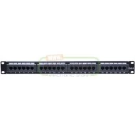 PATCH PANEL GOOBAY 93866 ΚΑΤΗΓΟΡΙΑΣ CAT 6 UTP 24 ΘΥΡΩΝ ΣΕ ΜΑΥΡΟ ΧΡΩΜΑ