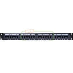 PATCH PANEL GOOBAY 93866 ΚΑΤΗΓΟΡΙΑΣ CAT 6 UTP 24 ΘΥΡΩΝ ΣΕ ΜΑΥΡΟ ΧΡΩΜΑ
