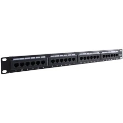PATCH PANEL GOOBAY 93866 ΚΑΤΗΓΟΡΙΑΣ CAT 6 UTP 24 ΘΥΡΩΝ ΣΕ ΜΑΥΡΟ ΧΡΩΜΑ