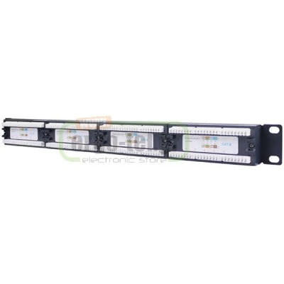 PATCH PANEL GOOBAY 93866 ΚΑΤΗΓΟΡΙΑΣ CAT 6 UTP 24 ΘΥΡΩΝ ΣΕ ΜΑΥΡΟ ΧΡΩΜΑ