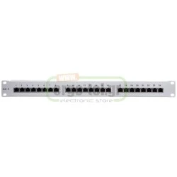 PATCH PANEL GOOBAY 94036 ΚΑΤΗΓΟΡΙΑΣ CAT 6 STP 24 ΘΥΡΩΝ ΣΕ ΓΚΡΙ ΧΡΩΜΑ