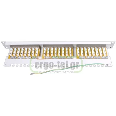 PATCH PANEL GOOBAY 94036 ΚΑΤΗΓΟΡΙΑΣ CAT 6 STP 24 ΘΥΡΩΝ ΣΕ ΓΚΡΙ ΧΡΩΜΑ