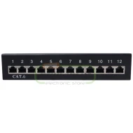 PATCH PANEL GOOBAY 69307 ΚΑΤΗΓΟΡΙΑΣ CAT 6 STP 12 ΘΥΡΩΝ ΣΕ ΜΑΥΡΟ ΧΡΩΜΑ