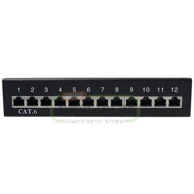 PATCH PANEL GOOBAY 69307 ΚΑΤΗΓΟΡΙΑΣ CAT 6 STP 12 ΘΥΡΩΝ ΣΕ ΜΑΥΡΟ ΧΡΩΜΑ PATCH PANEL GOOBAY 69307 ΚΑΤΗΓΟΡΙΑΣ CAT 6 STP 12 ΘΥΡΩΝ ΣΕ ΜΑΥΡΟ ΧΡΩΜΑ