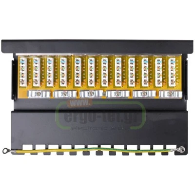 PATCH PANEL GOOBAY 69307 ΚΑΤΗΓΟΡΙΑΣ CAT 6 STP 12 ΘΥΡΩΝ ΣΕ ΜΑΥΡΟ ΧΡΩΜΑ PATCH PANEL GOOBAY 69307 ΚΑΤΗΓΟΡΙΑΣ CAT 6 STP 12 ΘΥΡΩΝ ΣΕ ΜΑΥΡΟ ΧΡΩΜΑ