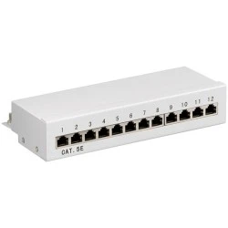 PATCH PANEL GOOBAY 93041 ΚΑΤΗΓΟΡΙΑΣ CAT 5e STP 12 ΘΥΡΩΝ ΣΕ ΓΚΡΙ ΧΡΩΜΑ