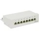 PATCH PANEL GOOBAY 68882 ΚΑΤΗΓΟΡΙΑΣ CAT 5e 8 ΘΥΡΩΝ ΣΕ ΓΚΡΙ ΧΡΩΜΑ