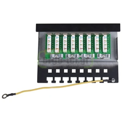 Patch panel GOOBAY 96105 κατηγορίας CAT 6 STP 8 θυρών σε μαύρο χρώμα Patch panel GOOBAY 96105 κατηγορίας CAT 6 STP 8 θυρών σε μαύρο χρώμα