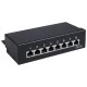 Patch panel GOOBAY 96105 κατηγορίας CAT 6 STP 8 θυρών σε μαύρο χρώμα Patch panel GOOBAY 96105 κατηγορίας CAT 6 STP 8 θυρών σε μαύρο χρώμα