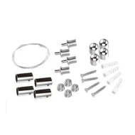 Εξαρτήματα κρεμαστής τοποθέτησης 4 STEEL WIRES KIT για τα LED panel OTIS & PILO Εξαρτήματα κρεμαστής τοποθέτησης 4 STEEL WIRES KIT για τα LED panel OTIS & PILO