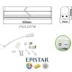 Led φωτιστικό πάγκου κουζίνας 300mm 5W 230VAC 3000k θερμό λευκό φως 370lm με διακόπτη Led φωτιστικό πάγκου κουζίνας 300mm 5W 230VAC 3000k θερμό λευκό φως 370lm με διακόπτη