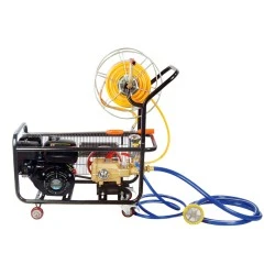 Ψεκαστικό βενζινοκίνητο συγκρότημα ΒΑΧ MY-30T 6.5HP τετράχρονο με λάστιχο 50m μάνικα και ανέμη