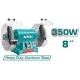 Δίδυμος τροχός TOTAL TBG35020 350W 230V 2950rpm/min με πέτρα Φ200mm