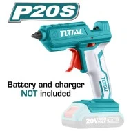 Πιστόλι κόλλας μπαταρίας λιθίου TOTAL TGGLI2001 100W 20V με χρόνο προθέρμανσης 60sec